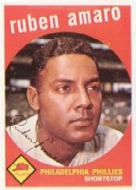 1959 Topps Baseball Cards      178     Ruben Amaro RC